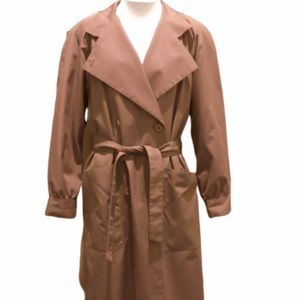 Vintage Tan/taupe colored trench coat
